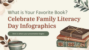 あなたの好きな本は何ですか? 家族識字デーのインフォグラフィックを祝う