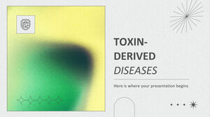 Enfermedades Derivadas de Toxinas