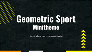 Geometryczny motyw sportowy