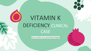 Caz clinic de deficit de vitamina K