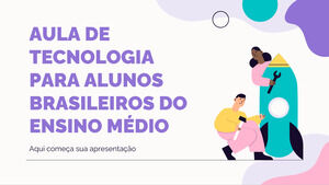 Pelajaran Mata Pelajaran Teknologi untuk Siswa Sekolah Menengah Brasil