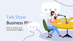 Talkshow-Businessplan