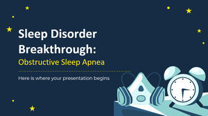Descoberta do distúrbio do sono: apneia obstrutiva do sono