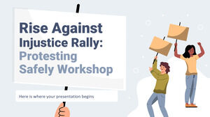 Rise Against Injustice Rally: Protestare in sicurezza Workshop