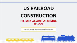 Pelajaran Sejarah Konstruksi Kereta Api AS untuk Sekolah Menengah