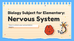 Elementary için Biyoloji Konusu: Sinir Sistemi