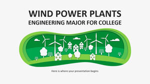 Specializare în inginerie a centralelor eoliene pentru facultate