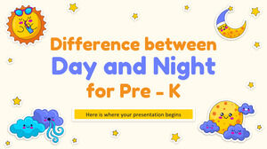 Diferența dintre zi și noapte pentru pre-K