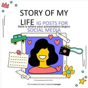 Storia della mia vita Post IG per i social media