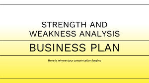 Stärken-Schwächen-Analyse – Businessplan