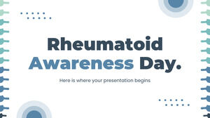 Journée de sensibilisation aux rhumatoïdes