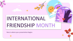 Bulan Persahabatan Internasional