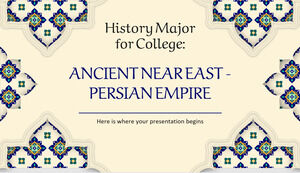 Especialización en Historia para la Universidad: Antiguo Cercano Oriente - Imperio Persa