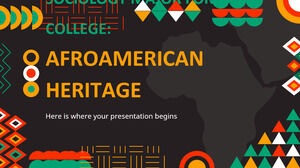Sociology Major for College: Afroamerican Heritage