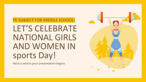 中学校の体育科目: 体育祭で全国の女子と女性を祝おう!