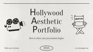 Hollywoodzkie portfolio estetyczne