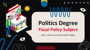 درجة السياسة - موضوع السياسة المالية