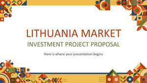 Litvanya Pazarı Yatırım Projesi Teklifi