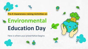 環境教育の日の就学前啓発活動
