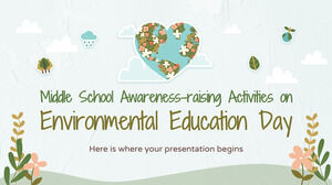 環境教育の日の中学校啓発活動