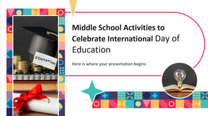 Mittelschulaktivitäten zur Feier des Internationalen Tages der Bildung