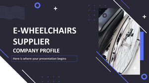 Profilo aziendale del fornitore di sedie a rotelle elettriche