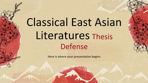 Defesa de Tese em Literaturas Clássicas do Leste Asiático