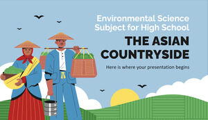 Przedmiot nauki o środowisku w szkole średniej - azjatycka wieś