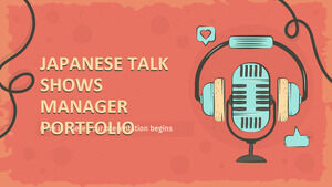 Portfolio del manager di talk show giapponesi