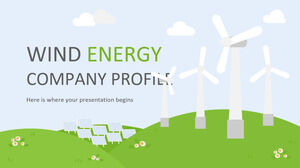 Perfil de la empresa de energía eólica