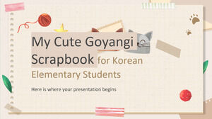 Mon album mignon Goyangi pour les élèves coréens du primaire