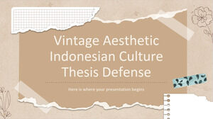 Pembelaan Skripsi Estetika Kebudayaan Antik Indonesia