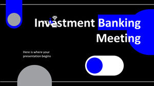 Investment Banking Meeting