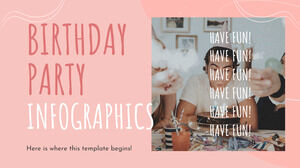 Infografice pentru petrecerea de aniversare