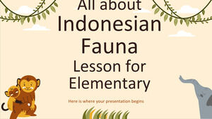 Todo sobre la fauna de Indonesia - Lección para primaria