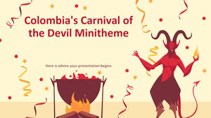 Minitema do Carnaval do Diabo na Colômbia