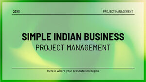 إدارة المشاريع التجارية الهندية البسيطة