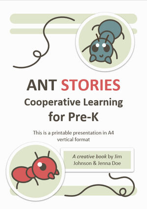 Ant Stories - Pre-K를 위한 협동 학습