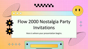 Convites digitais Flow 2000 Nostalgia Party