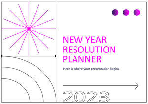 Planer für Neujahrsvorsätze