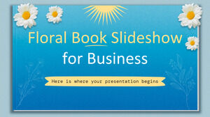 Presentazione del libro floreale per le imprese