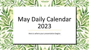 Calendarul zilnic mai 2023