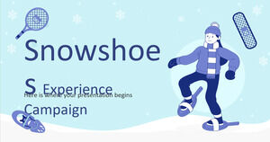 Schneeschuh-Erlebnis-Kampagne