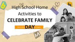 Atividades em casa do ensino médio para comemorar o dia da família