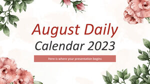 2023 年 8 月每日日曆