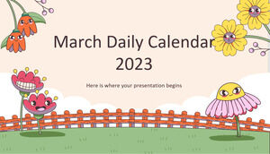 2023年3月日めくりカレンダー