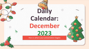 Tageskalender 2023: Dezember
