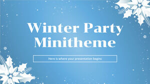 حفلة الشتاء Minitheme