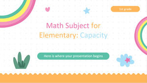 Математический предмет для начальной школы - 1 класс: Способность