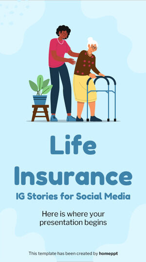 Povești IG de asigurări de viață pentru rețelele sociale